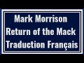 Mark Morrison Return Of The Mack Lyrics Paroles Français