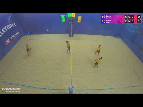 21:00 A. Zabuha / R. Korobko - O. Klishch / S. Borets 24.11.2022 | Winners Beach Volleyball