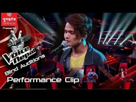 Jau Maya Sarara pir manne ko chhara the voice of Nepal 2 Sanish Shresth