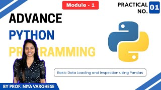 Advance Python Programming | DS | Module 1 | Practical 1 by Prof. Niya Varghese