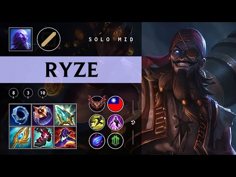 Ryze Mid vs LeBlanc - TW Grandmaster Patch 25.24