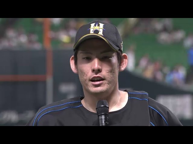 ファイターズ・高梨投手ヒーローインタビュー 2016/7/1 H-F