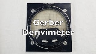 The Gerber Derivimeter, a derivative measuring tool from the 1950s