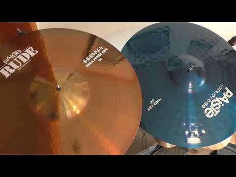 VIDEO! NEW IN BAG Paiste 24" Color Sound 900 Series Mega Ride BLUE Bild 12