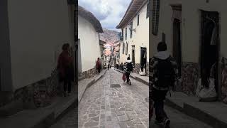 Cusco walking in Peru