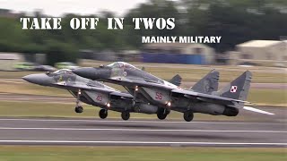 Let's Take off in Twos   Mainly Military Aircraft