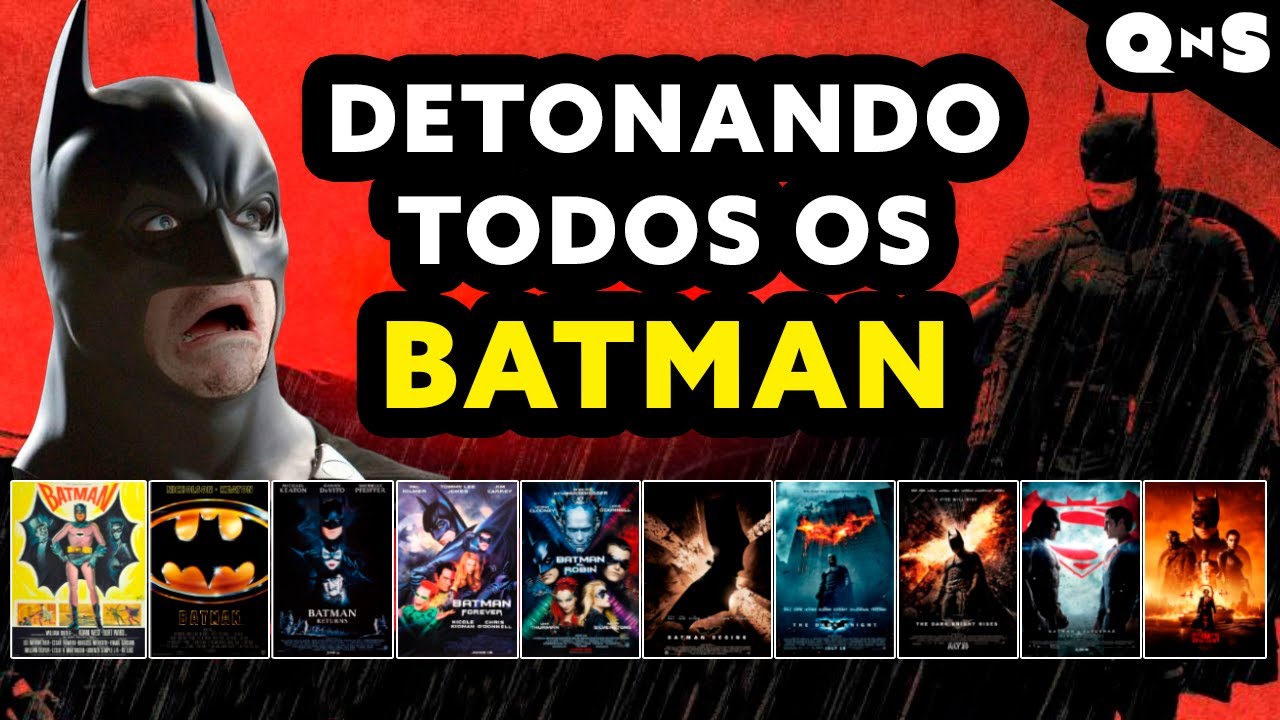 RETROSPECTIVA BATMAN: tier list de todos os filmes da morcega!