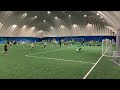 INSANE 7v7 Indoor Soccer Game Unreal Passing Goals