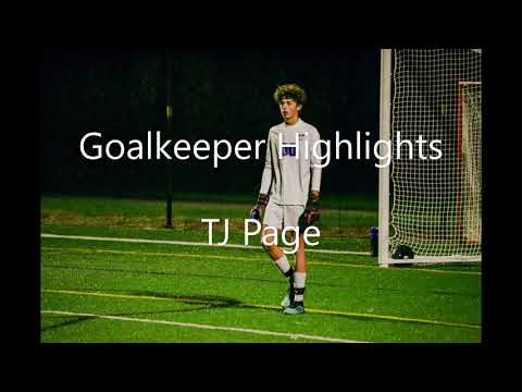 Goalkeeper Highlight Video 2021-2022 - TJ Page - Class of 2024