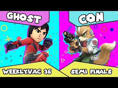 WeeklyVac 36 - SSBU - Ghost (Mii Brawler) vs Con (Fox)