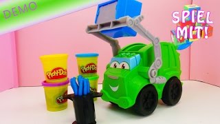 Müllabfuhr / Müllwagen Play Doh Diggin Rigs Rowdy, der Recyclingprofi Demo | Hasbro A3672E24