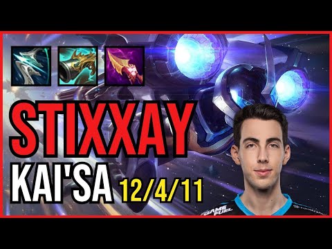 STIXXAY - KAI'SA vs SAMIRA ADC - NA Challenger - Patch 11.5 PENTAKILL