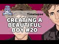Creating A Beautiful Boy 20 Full Digital Painting Process Timelapse