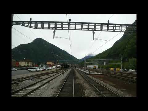 Führerstandsfahrt Gotthardbahn Timelapse Bellinzona-Schwyz