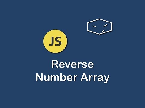 Learn reverse number array in javascript - Mind Luster