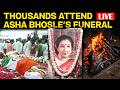 Asha Bhosle Funeral LIVE Asha Bhosle Final Journey Asha Bhosle Dies Celebrities Pay Tributes