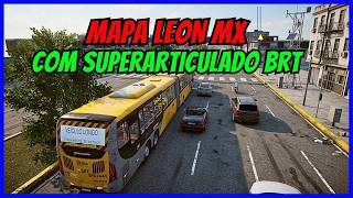 🔴Gameplay Proton Bus Simulator | Mapa Leon MX | Mod Marcopolo Viale MB Express |  PBSU | Mods
