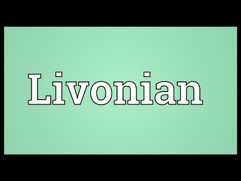 Livonian Meaning