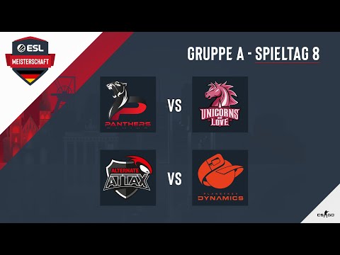 PNTHRS vs. UOL & ATN vs. PKD - ESL Meisterschaft 2020 - Season 1 - Spieltag 8.1