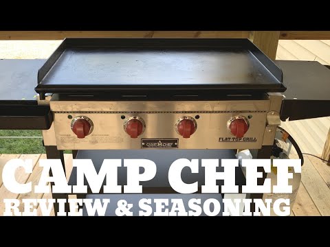 Camp Chef Flat Top Grill Review and First Seasoning