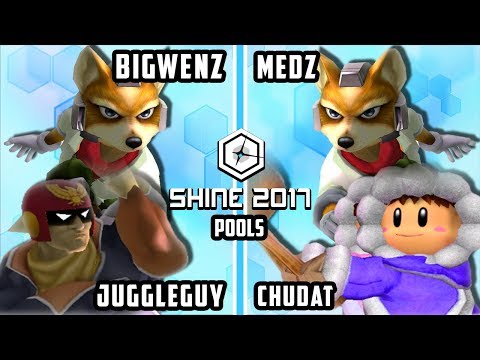 Shine 2017 SSBM - BigWenz & MIOM | Juggleguy Vs. Liquid`Chudat & Solstice Medz - Double Pools