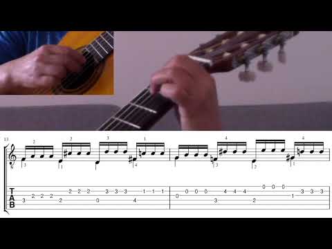 Etude No.7 Op.60 - Matteo Carcassi | Classical Guitar TAB