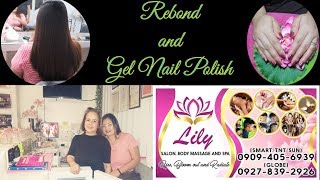 Lily Salon, Body massage and Spa | Rebonding and Gel Nail polish | FamilyVlog#15