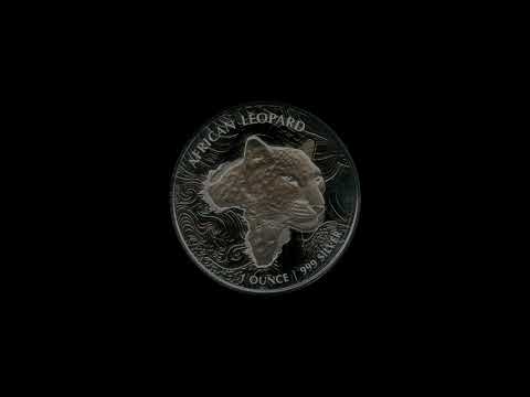 1 oz Silbermünze Afrika Ghana Leopard - 2019 Video - 1 oz Silbermünze Afrika Ghana Leopard - 2019