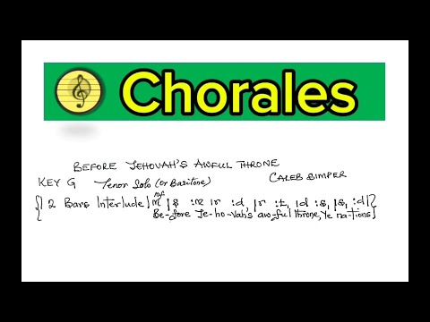 Before Jehovah's awful throne by Caleb Simper