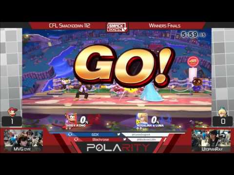 CFL Smackdown 112 WiiU - MVG Dyr (Diddy Kong) vs UtopianRay (Rosalina) - Winners Finals