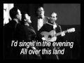 The Hammer Song (If I had a hammer) - The Weavers - (Lyrics)