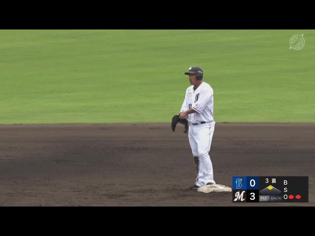 【ファーム】2打席連続タイムリー!! マリーンズ・愛斗が3塁線を破るタイムリーヒットで追加点!! 2024年5月19日 千葉ロッテマリーンズ 対 横浜DeNAベイスターズ