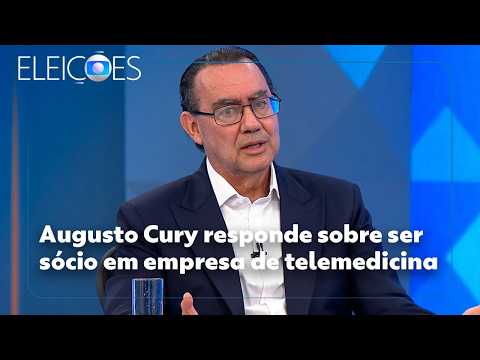  Eleições 2026 - Augusto Cury responde sobre ser sócio em empresa de telemedicina