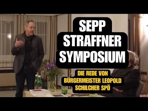Straffner-Symposium: Bürgermeister Leopold Schilcher