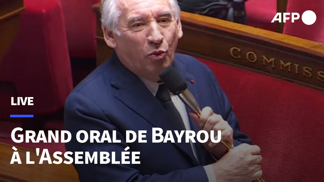 🔴 LIVE - François Bayrou face aux députés I AFP