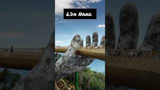 Vietnam Most Visited Places #vietnam #danang #hoian #hanoi #sapa #nhatrang #dalat #trending #shorts