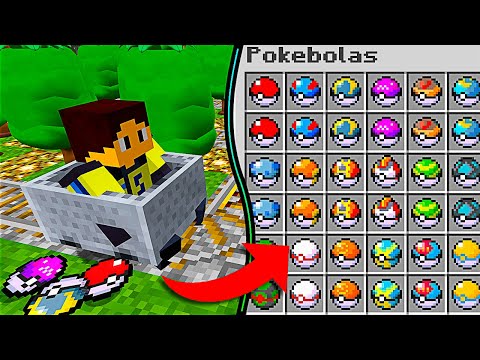 NOVA FARM DE POKEBOLAS - Pokemon Hardcore #9 (Minecraft)