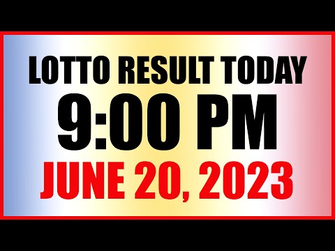 Lotto Result Today 9pm Draw June 20, 2023 Swertres Ez2 Pcso
