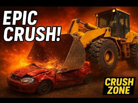 Welcome to Crush Zone | Epic Car & Bulldozer Destruction