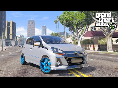 DAIHATSU AYLA TURBO PESAING MOBIL OM MOBI LEBIH KENCANG - GTA V MOD BUS INDONESIA EPISODE SPESIAL