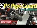 P3 Carbon Fiber Exhaust Head Pipe Guard