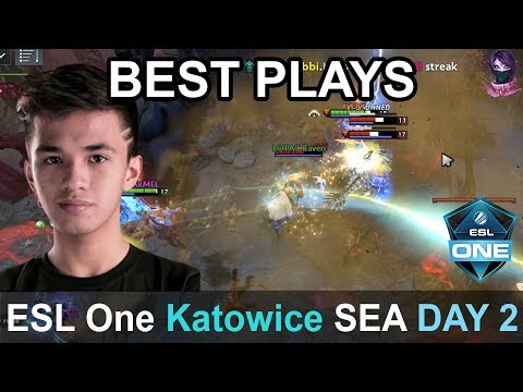 ESL One Katowice 2019 BEST PLAYS Qualifier SEA Day 2 Highlights Dota 2 Time 2 Dota #dota2 #eslone