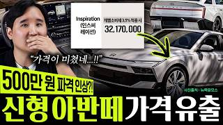 신형 아반떼 500만원 인상?! 헉! 가격실화? 이렇게 나오면 큰일납니다 유튜브 썸네일