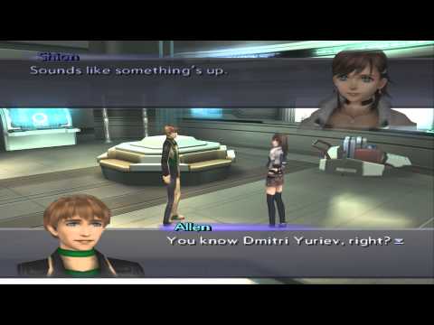 Xenosaga III HD Cutscene 038 - Meeting in the Lobby (Möbius Hotel) - JAPANESE - REGULAR MODE