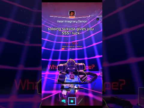 Soloing sukuna with 999+ LUCK (jujutsu infinite)