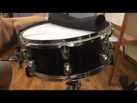 Grade 5 ABRSM snare drum (tarantella)