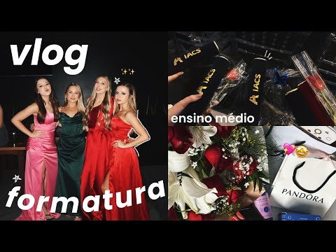 minha formatura do ensino médio *terceirão* 👩‍🎓✨