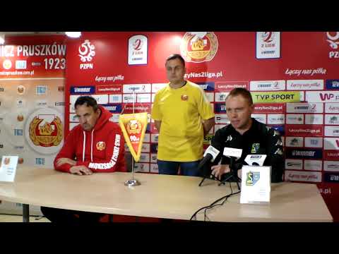 Konferencja po meczu Znicz Pruszków - Siarka Tarnobrzeg (04.11.2022)