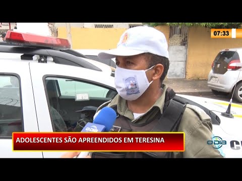 Dois adolescentes são apreendidos tentando praticar assaltos na zona leste de Teresina 23 02 2021