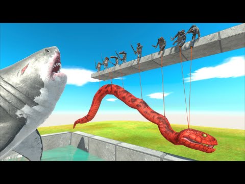 Reptiles or Dinosaurs - Who Gets Eaten by Aquatics? | Animal Revolt Battle Simulator